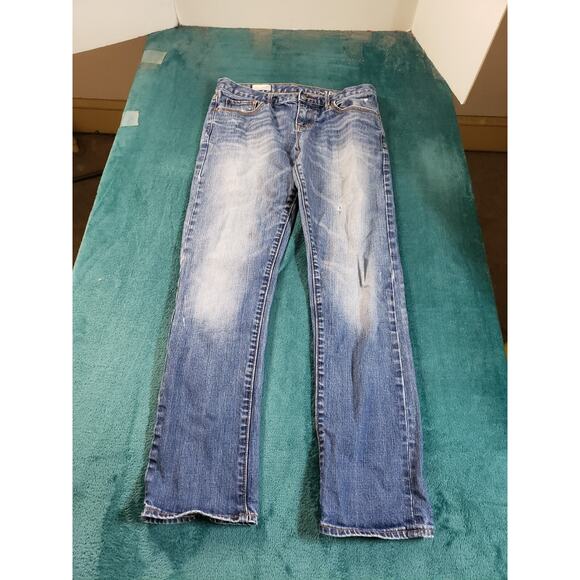 Gap Jeans Sz 24 Womens Blue Pants Stretch Ladies Denim Mid Rise Sexy Boyfriend - Picture 1 of 13